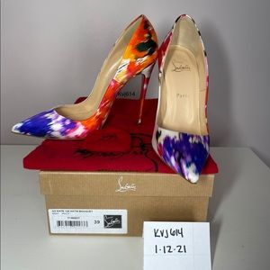Christian Louboutin So Kate 120 Satin Bouquet